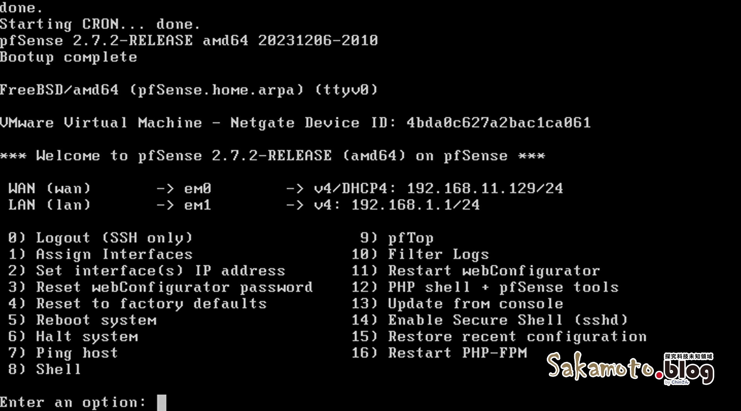 Pfsense Install 11